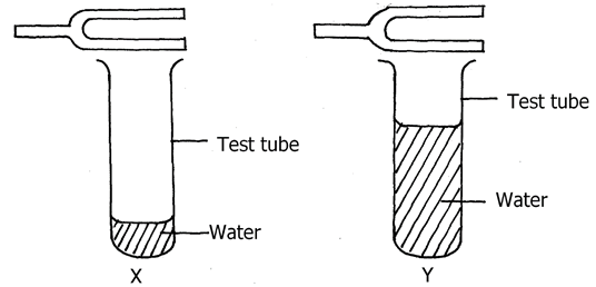 Tuning Fork Sound and Test Tubes